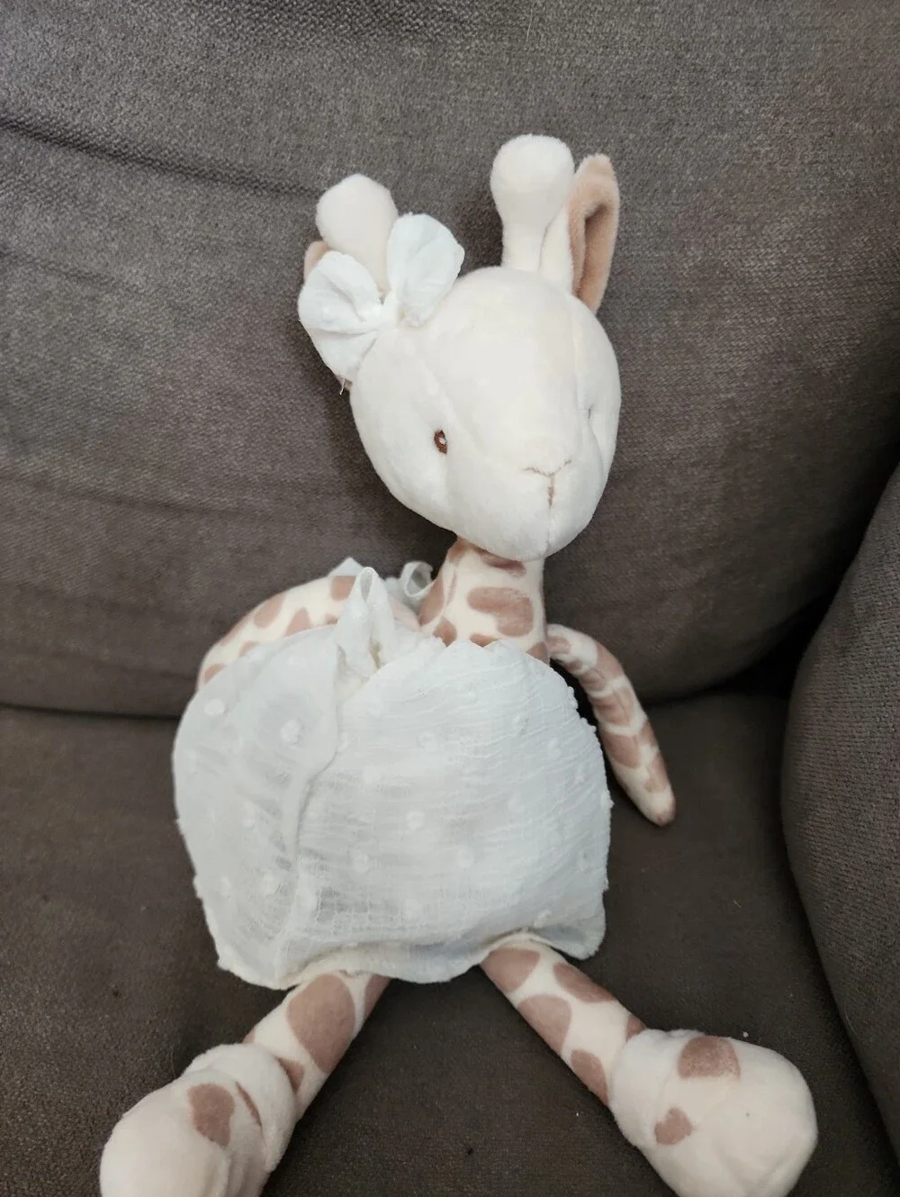 Bukowski Bears Lucy Plush Giraffe Comforter Stuffed Toy Cream & Tan ⁹